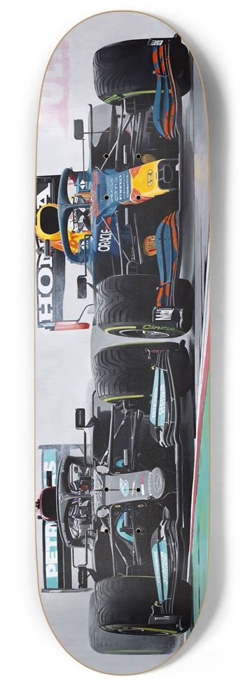 Max vs Lewis Imola 2021 9" 9 Inch Skateboard