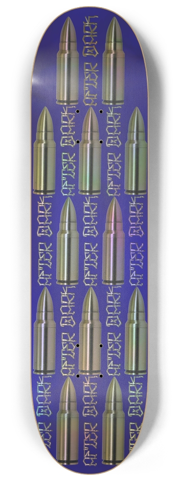 AD Bullet Deck Silver 8-1/4 Skateboard Deck