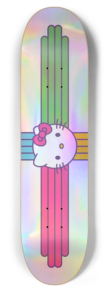 Zia Kitty 7-7/8 – HOLOGRAPHIC 7-7/8 Skateboard Deck