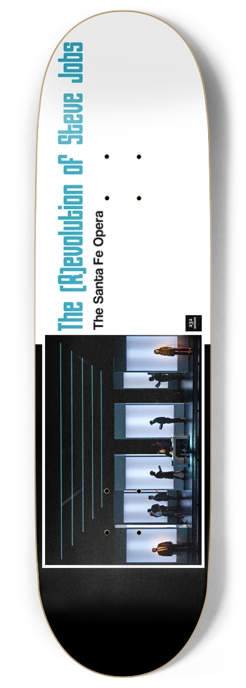 The (R)evolution of Steve Jobs 9 Inch Skateboard