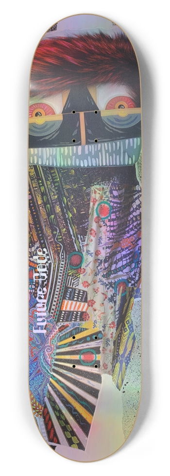 Exhibit A - Holographic W 8.5” x L 32.75” 8-1/2 Skateboard Deck