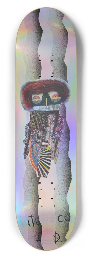 Exhibit A - Holographic W 8.5” x L 32.75” 8-1/2 Skateboard Deck