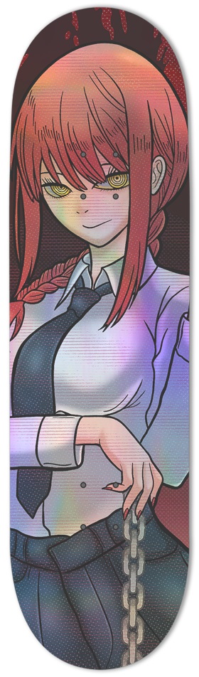 Chainsaw Man Makima 8-3/4 Inch Skateboard