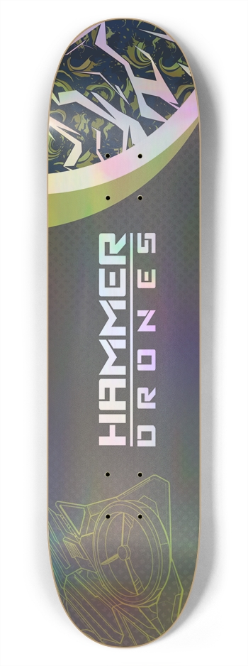 Hammer Drones - Holographic 7-3/4 Skateboard Deck