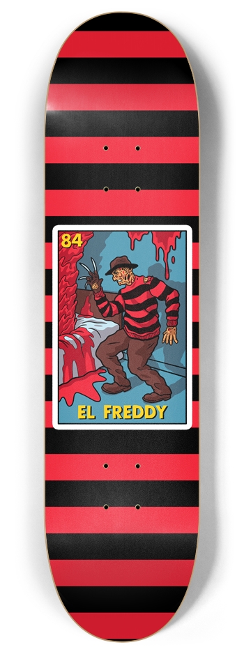 El Freddy Skateboard 8 Inch Skateboard Deck