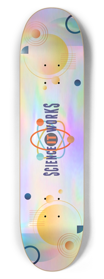 Science it Work 7-3/4 Skateboard Deck