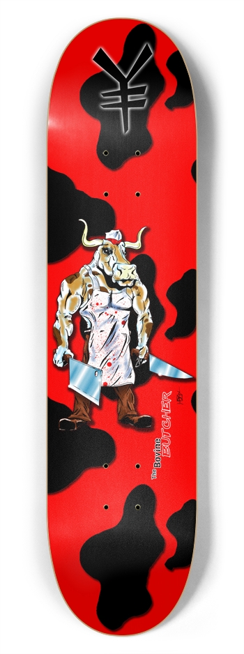 Bovine 7-3/4 Skateboard Deck