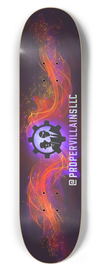 Proper Villains 7-3/4 Skateboard Deck