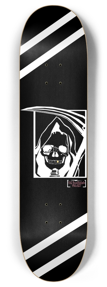 Gold Tooth Reaper Deck - Sizes: 8 x 32 Inches 8 Inch Skateboard Deck