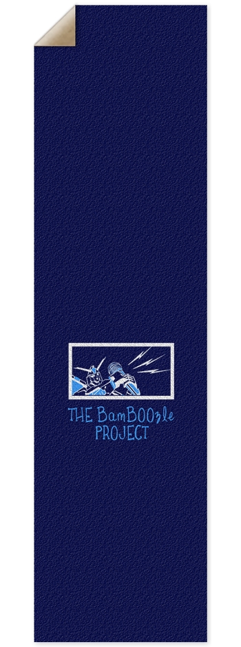 Robot Karaoke Blue Grip 9 x 33 Inch Griptape