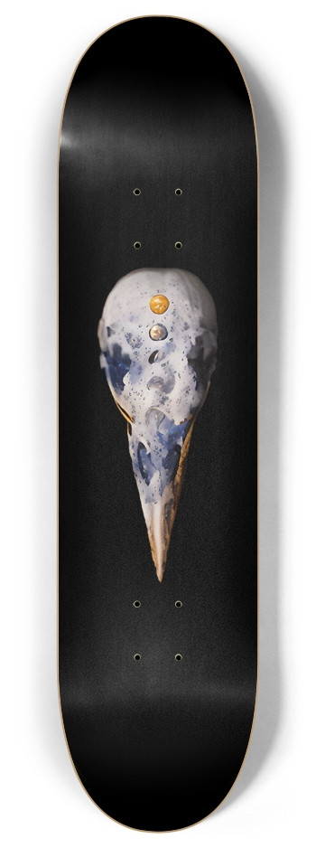 Moon Raven 8 Inch Skateboard Deck