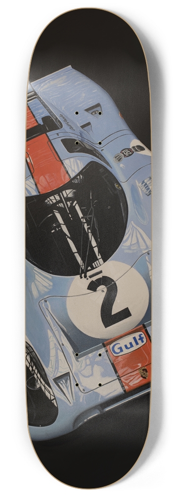 Porsche 917 Gulf - 9" 9 Inch Skateboard