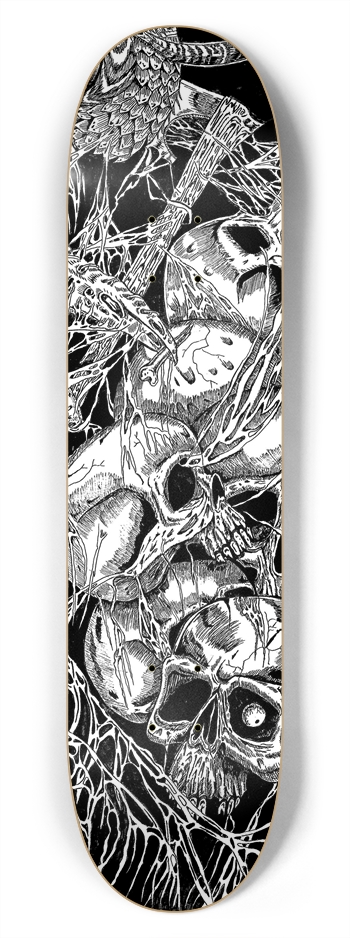 Mors Certa Skateboard 7-3/4 Skateboard Deck