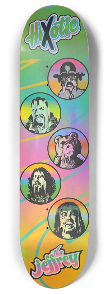Jeffrey all faces 8 Inch Skateboard Deck