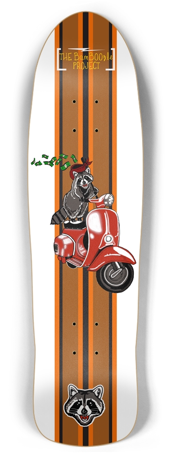 Scoot the Loot Retro Rocket - 8.5 x 32.25 Inches Retro Rocket