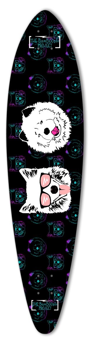 Boo & Chimmie Revolution Pin Tail Long Board Pintail Longboard