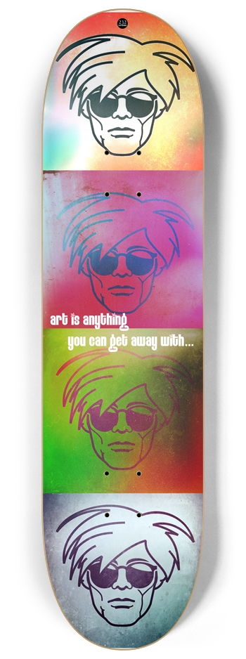 art is…. 8-1/4 Skateboard Deck
