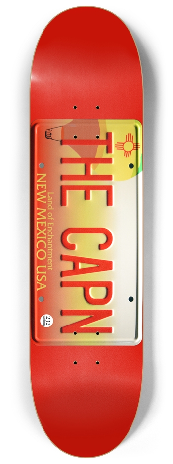 The Captain 8-1/4 Skateboard Deck