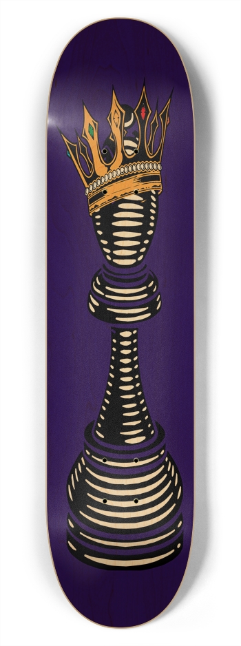 QueenBishop Piece 7-3/4 Skateboard Deck