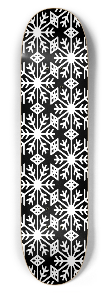 Snowflake 7-3/4 Skateboard Deck