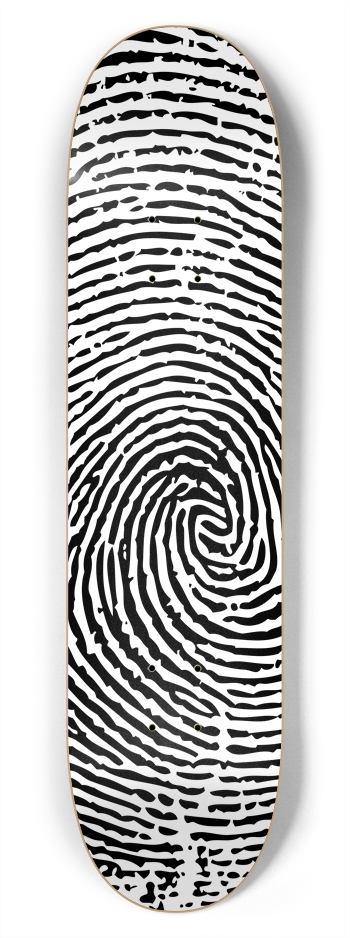 Fingerprint 7-3/4 Skateboard Deck