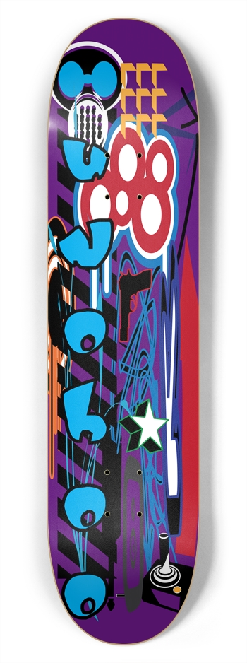 UNOHOO II 7-3/4 Skateboard Deck