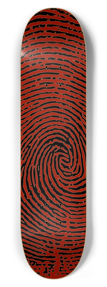 Fingerprint 7-3/4 Skateboard Deck