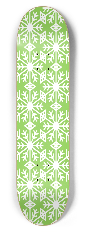 Minty Snoflake 7-3/4 Skateboard Deck