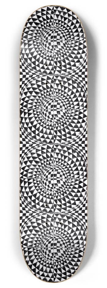 Onyx and Pearl 8 Inch Skateboard Deck