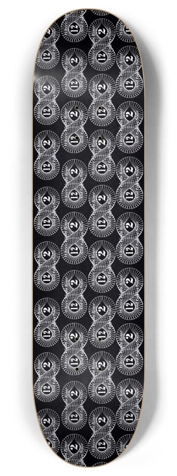 12n2 Designs 8 Inch Skateboard Deck