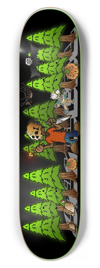 Jaws drawing 775 7-3/4 Skateboard Deck 