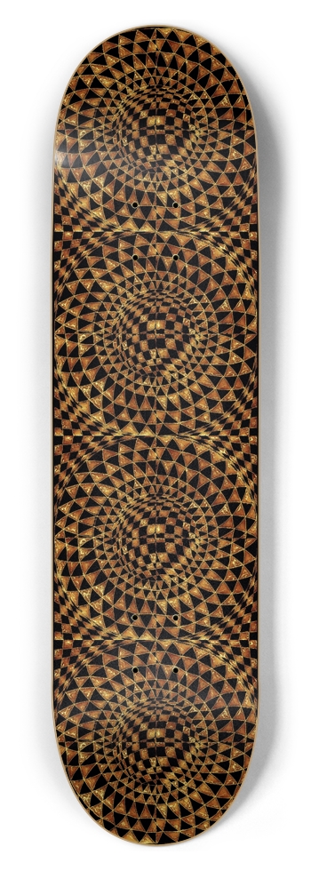 Golden Tiger’s Eye 8-1/2 Skateboard Deck