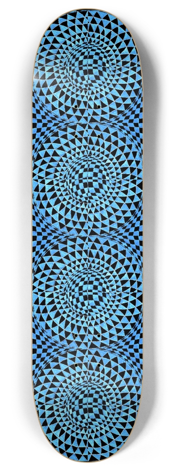 Blue Lace Agate 8 Inch Skateboard Deck