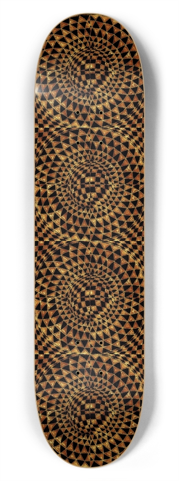 Golden Tiger’s Eye 7-3/4 Skateboard Deck