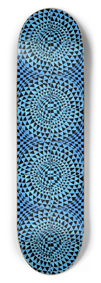 Blue Lace Agate 8-1/2 Skateboard Deck