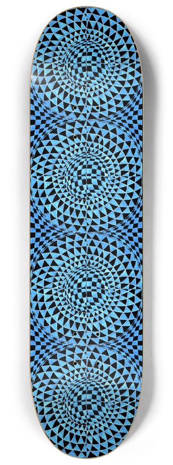 Blue Lace Agate 8-1/4 Skateboard Deck