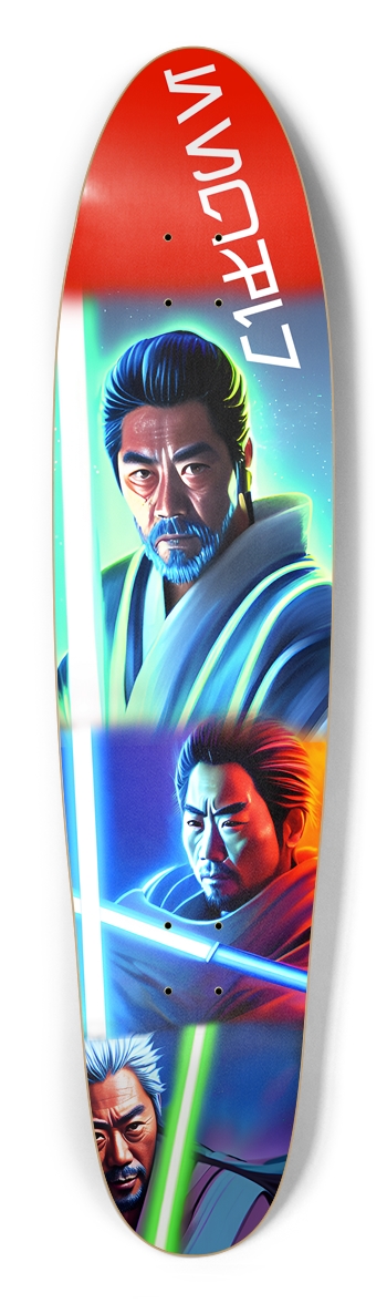 The Lone Warrior Longboard Shape