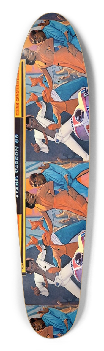 Black Space Movie Longboard Shape