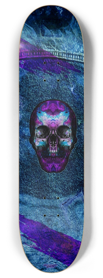Purple Phantom - Popsicle 8 Inch Skateboard Deck