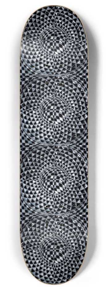 Snowflake Obsidian 8 Inch Skateboard Deck