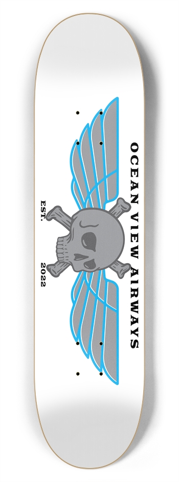 OVA Airborne (Non-Distressed) 7-3/4 Skateboard Deck
