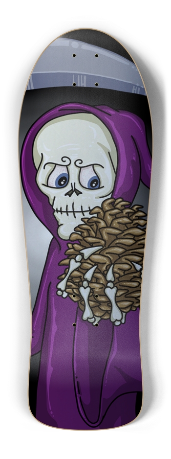 Death by Pinecone (Mirror Background) Old School Shape