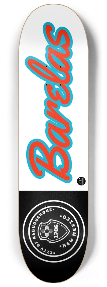 Barelas 8-1/4 Skateboard Deck