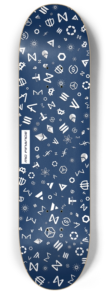MC Finance Collage 8-1/4 Skateboard Deck