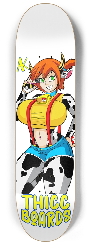 AK's Misty Moo 8-1/4 Skateboard Deck