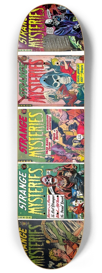 Strange Mysteries  8-1/4 Skateboard Deck