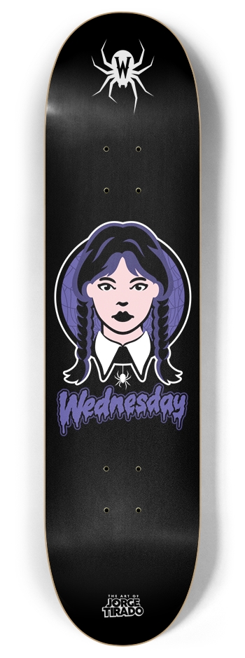 Wednesday Custom Skateboard 8 Inch Skateboard Deck