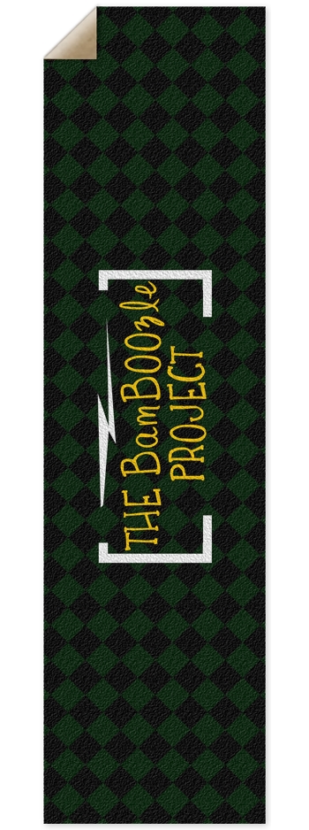 Green Chex BamBoozle Grip 9 x 33 Inch Griptape