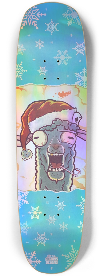 Llama Claus Square Nose