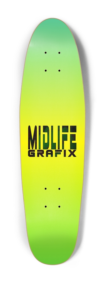Midlife Grafix Brand Logo Cruiser- Spring Tone Cruiser Shape
